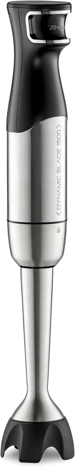 Trisa 4-in-1 Stabmixer Set Dynamic Blade 1500W – Leistungsstarker Pürierstab mit drucksensitiver Mes