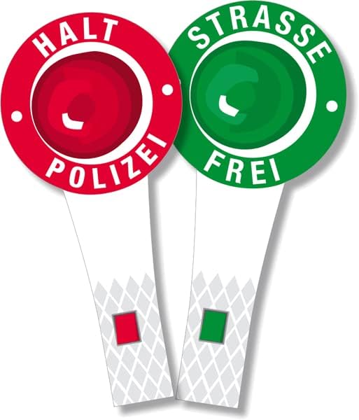 Polizei-Partyset für 10 Kinder mit Sticker Fingerabdruck und Hängekette - 108 TLG // Kindergeburtsta