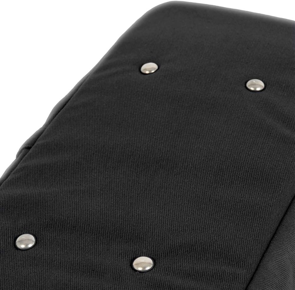 Yoga Studio YS/KitBag/SolidColours/Black Yoga Kit, 71 x 23 x 18 cm, Baumwolle Yogamatte Tasche mit A