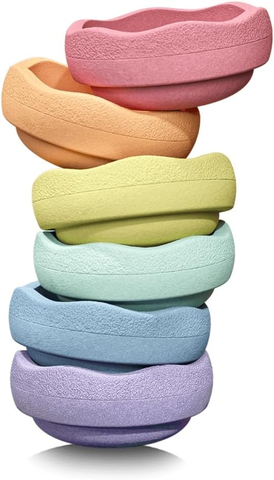 pedalo Stapelstein® Original Rainbow Pastel
