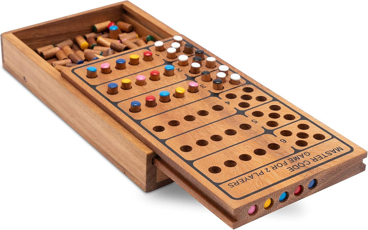 LOGOPLAY Code Finder - Master Code - Superhirn - Strategiespiel - Denkspiel - Logikspiel - Brettspie