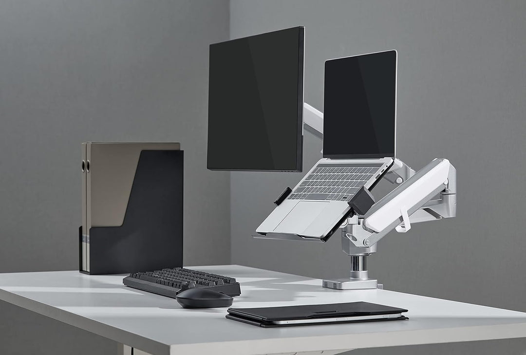 Notebookhalterung für 12 13 15 17 Zoll Notebooks für Monitorhalterungen mit VESA 75 Office-LTH2