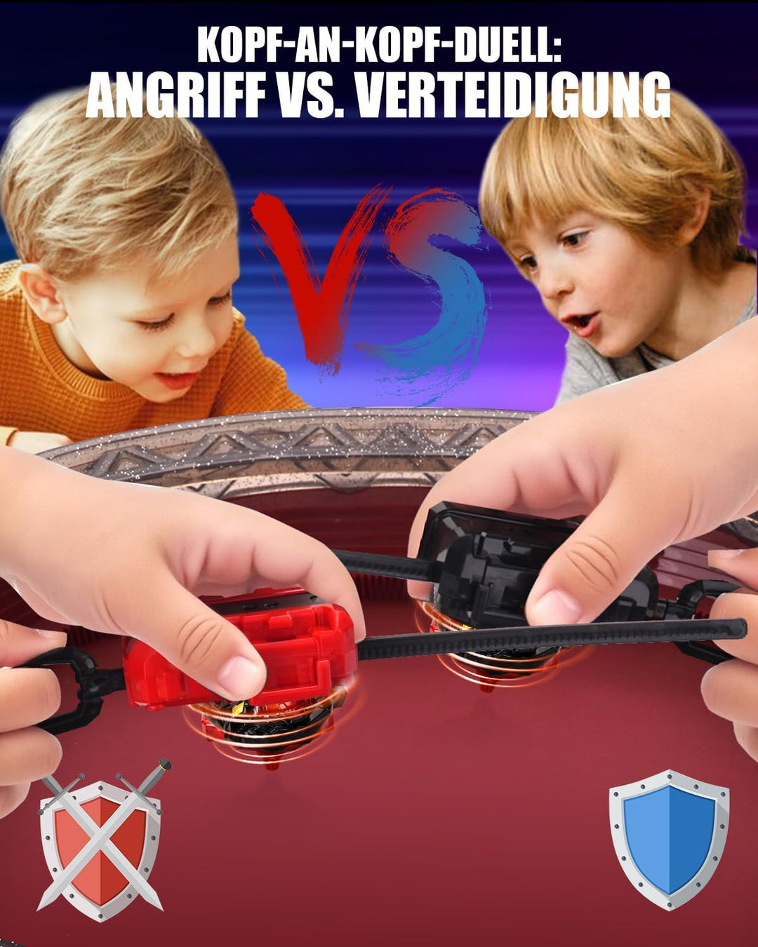 X Battle Arena Ultimate Set – 12 Kreisel, 3 Starter und 1 Stadion für rasante Duelle, Wettkampf-Krei