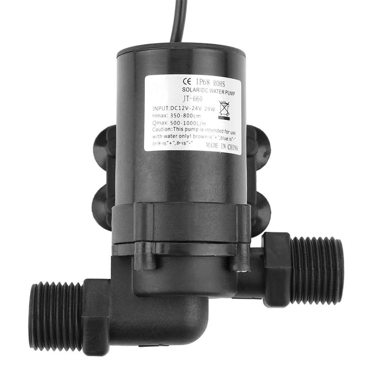 Wasserpumpe DC Brushless Submersible Mini DC Brushless Wasserpumpe für Solarwarmwasserbereiter 24V 4