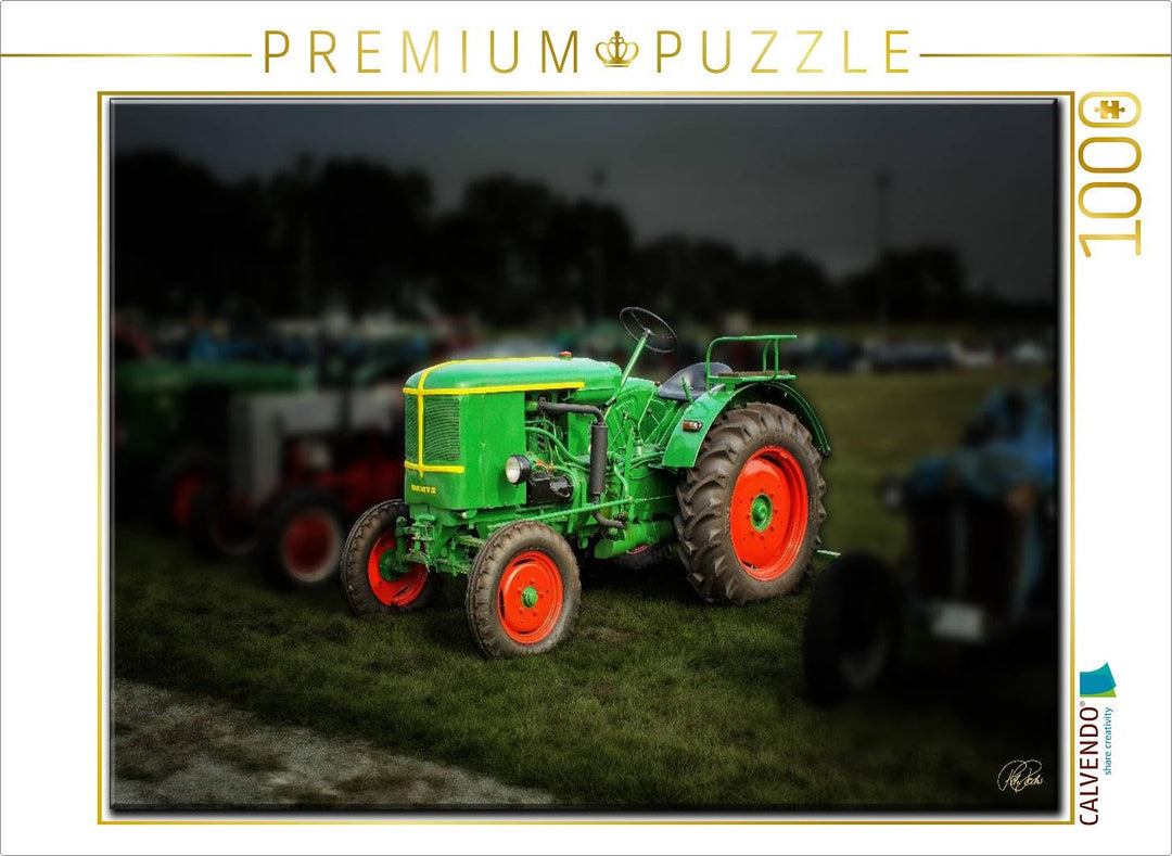 CALVENDO Puzzle Oldtimer Traktor Deutz 1000 Teile Lege-Grösse 64 x 48 cm Foto-Puzzle Bild von Peter