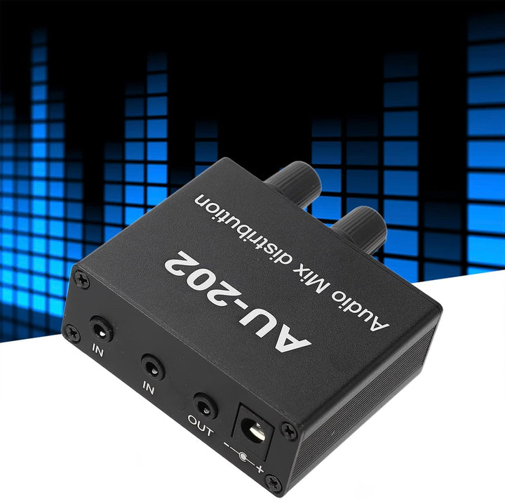 Stereo-Mixer, Audio-Verteiler für Audio, für Klinkenstecker, Legierung, MP3-Stereo-Splitting-Tool, K