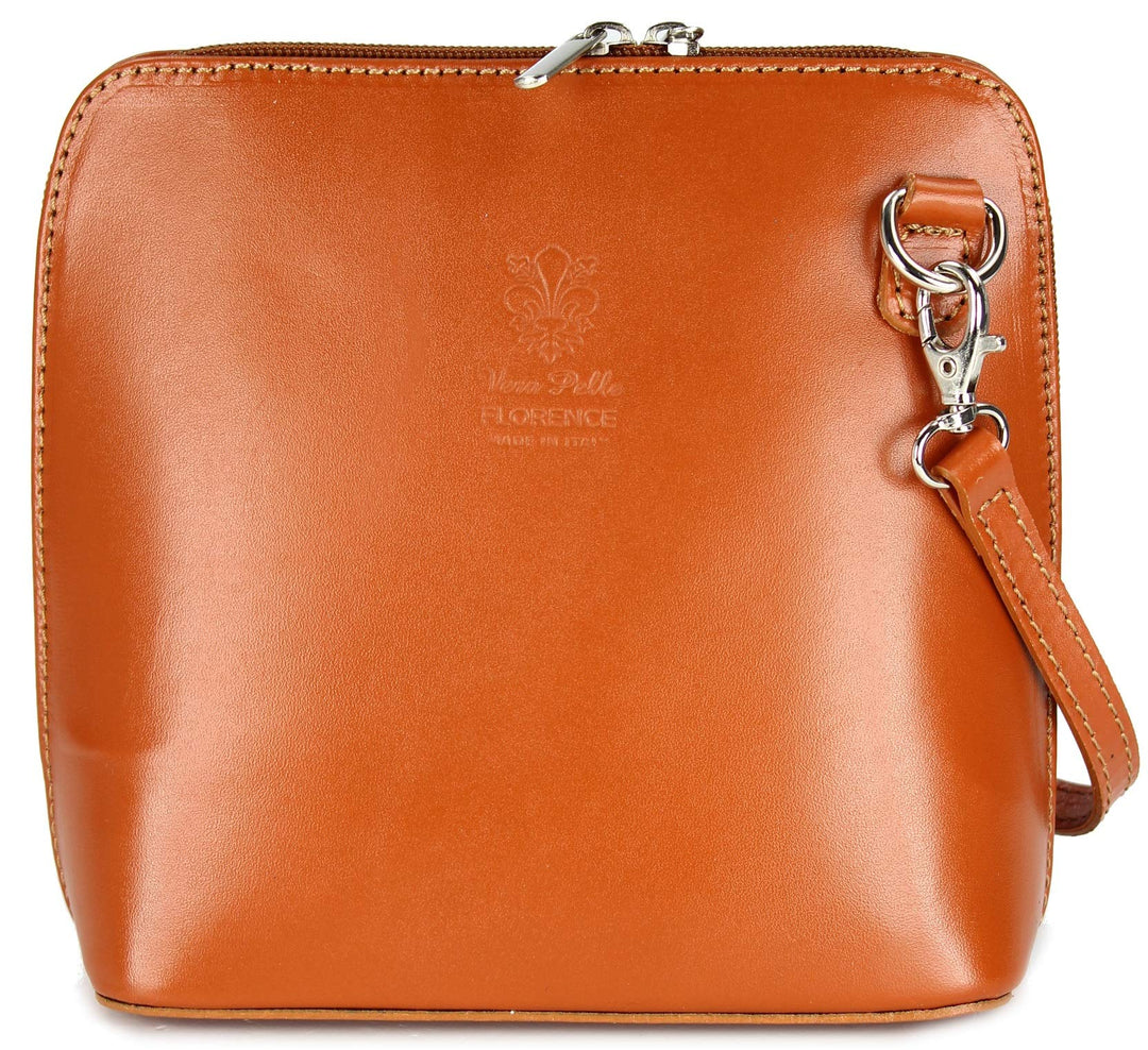 Belli italienische Ledertasche Damen Umhängetasche klein Handtasche Schultertasche Abendtasche in co