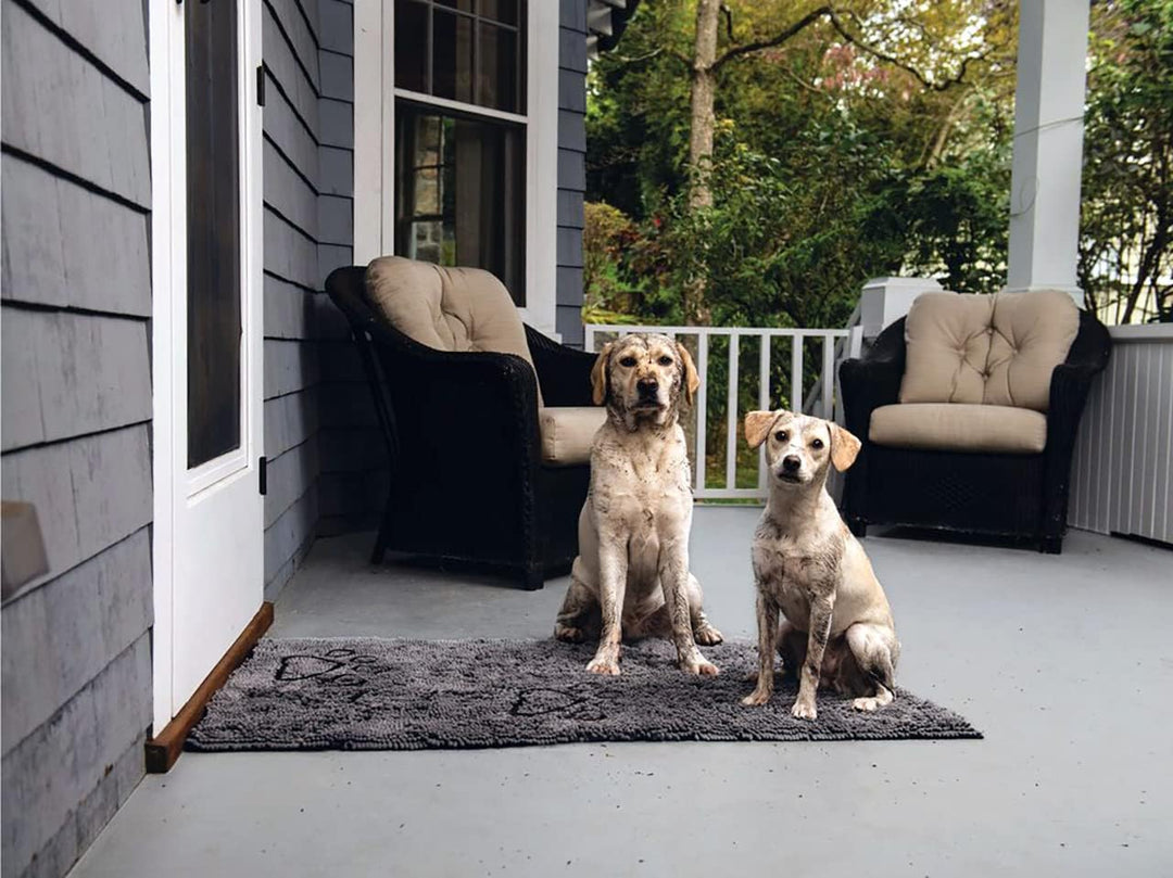 DGS Dirty Dog Doormat Runner L: 152 cm B: 76 cm schwarz 152 X 76 CM Schwarz, 152 X 76 CM Schwarz