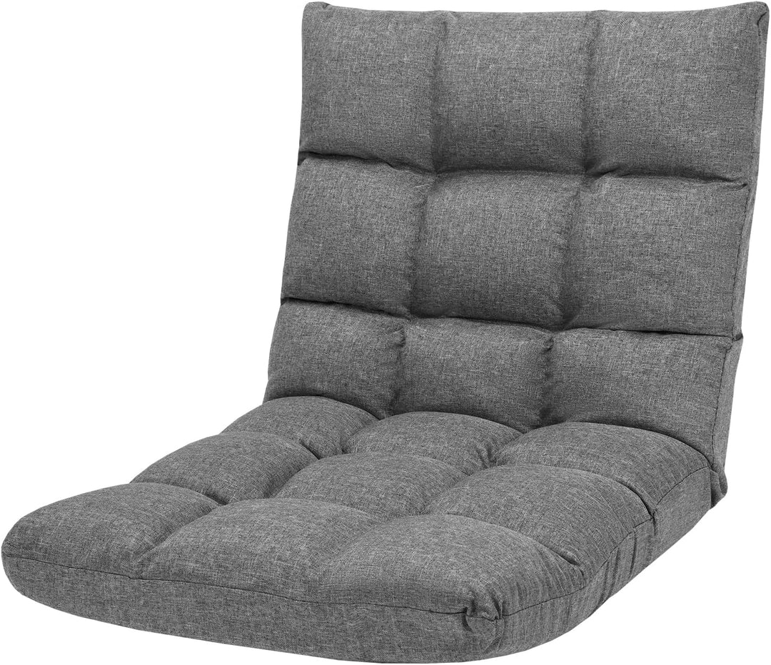GOPLUS Bodenstuhl, Bodensofa mit Rückenlehne, Bodensessel mit Schlaffunktion, Floor Chair, Lazy Sofa