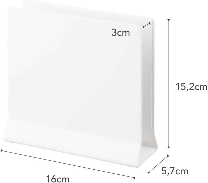 Yamazaki 4498 Tower Schlanker Laptop-Ständer, weiss, Stahl/Silikon/Polypropylen, Minimalistisches De