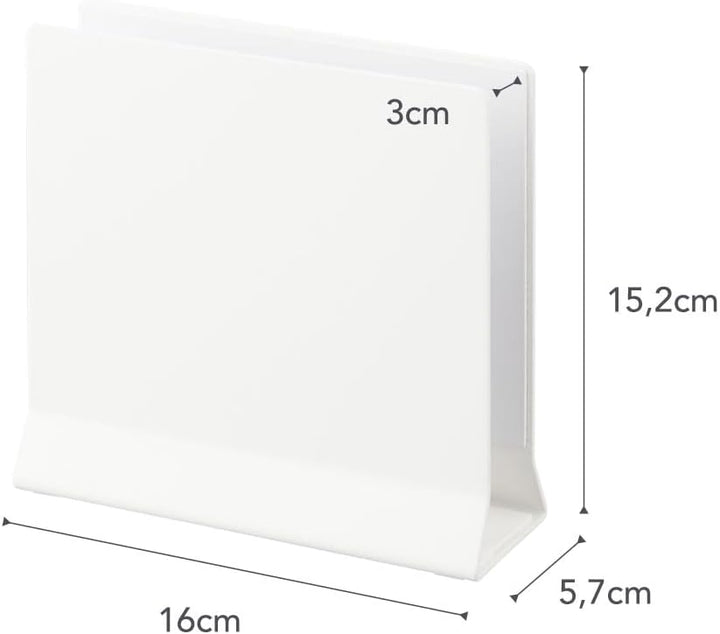 Yamazaki 4498 Tower Schlanker Laptop-Ständer, weiss, Stahl/Silikon/Polypropylen, Minimalistisches De