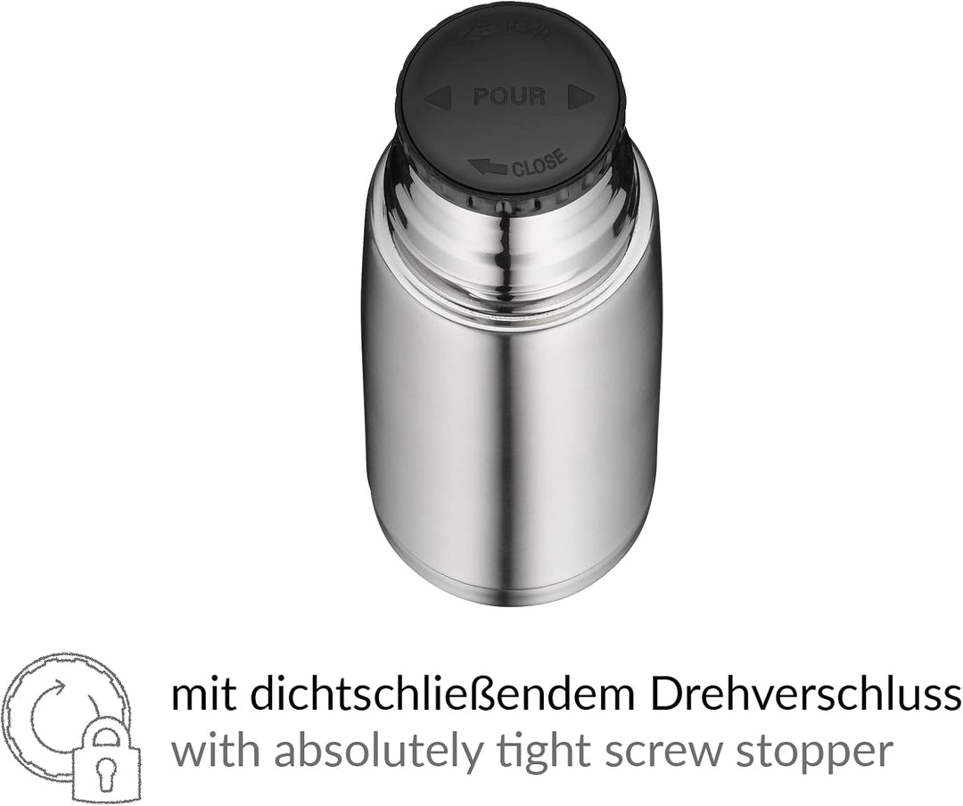 Alfi 5107205035 Isolierflasche isoTherm Perfect Edelstahl, Drehverschluss 0,35 l 350 ml, 350 ml