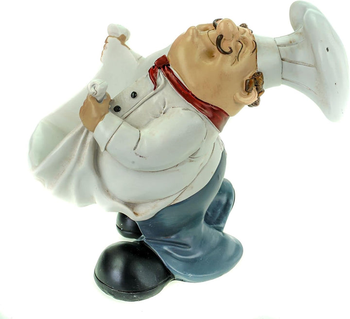Udo Schmidt Flaschenhalter Koch 20 cm Kochen Restaurant Dekofigur