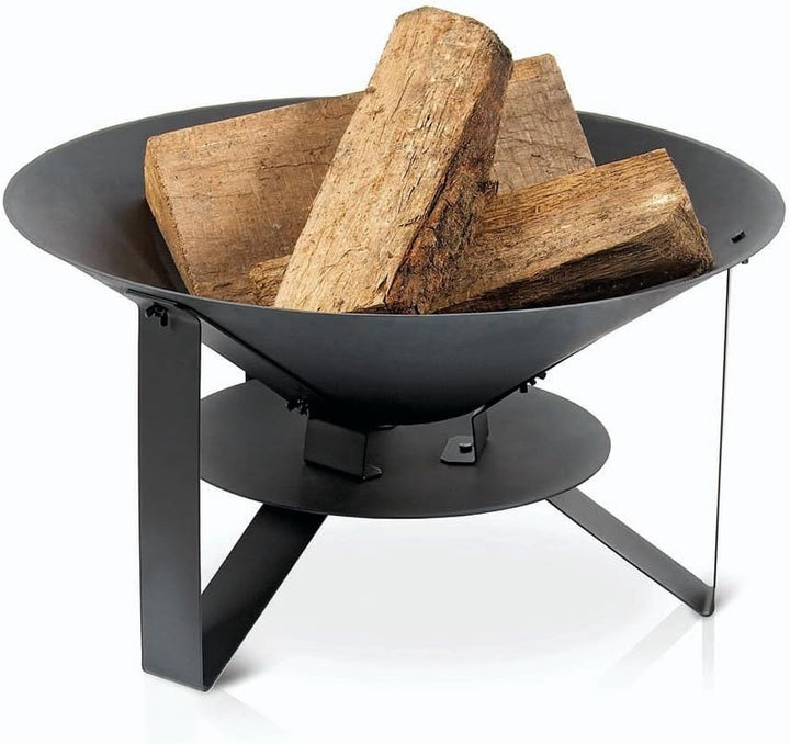 Barbecook Feuerschale für den Garten aus Gusseisen, gartendeko, schwarz, 60x60x33cm 60 cm, 60 cm
