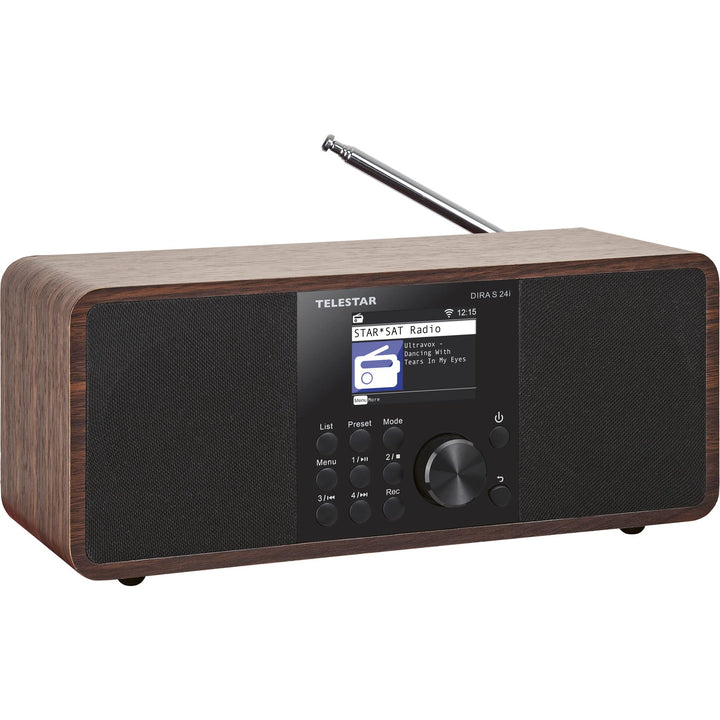 Telestar DIRA S 24i Digitalradio (DAB+/UKW, Internetradio, Soundprozessor (DSP), USB Musikplayer, Bl