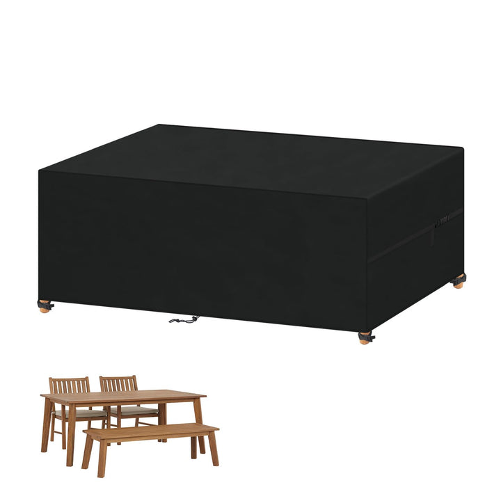 VANSHEIM Abdeckung für Gartenmöbel 220x80x80cm Loungemöbel Abdeckung | Wasserdicht Abdeckhauben für