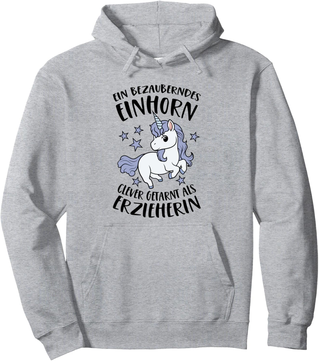 Erzieherin Einhorn Kindergarten Kita Erzieher Geschenk Pullover Hoodie