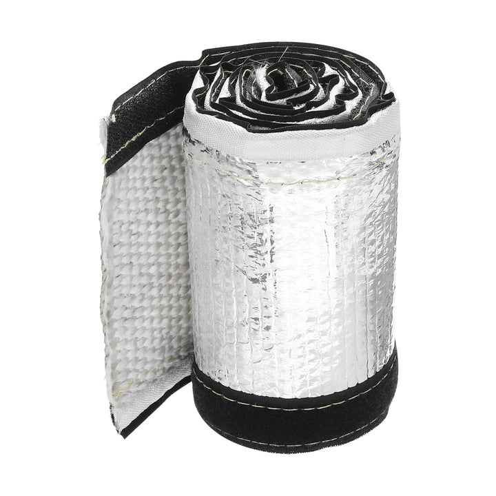 QUARKZMAN 3.0mm Dicke Aluminiumfolie Hitzeschutzschlauch 25mm Innendurchmesser Hitzeschutz Aluminium