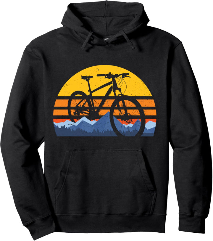 Cooles MountainBike Retro MTB Fans Geschenk Jungs Männer Pullover Hoodie