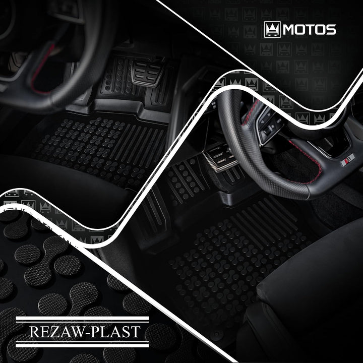M MOTOS Gummimatten Auto Fussmatte passt für BMW 3er F34 2013-2021 Verbessern Sie Ihren Reisekomfort