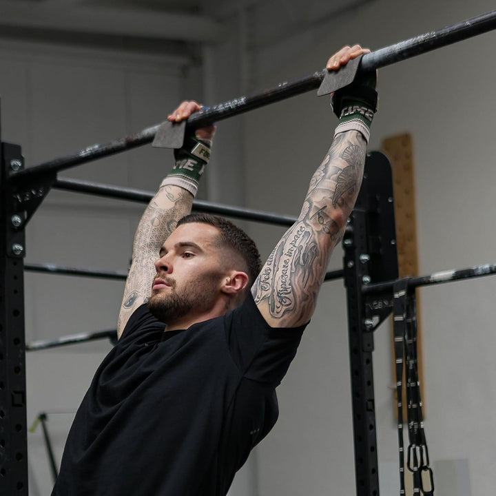 FOR:TIME FITNESS - Handgriffe für Crossfit Gymnastik-Workouts - Ultraklebriger Handschutz mit Handge