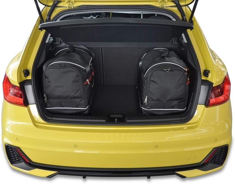 KJUST Dedizierte Kofferraumtaschen 3 stk kompatibel mit AUDI A1 II (GB) 2018+