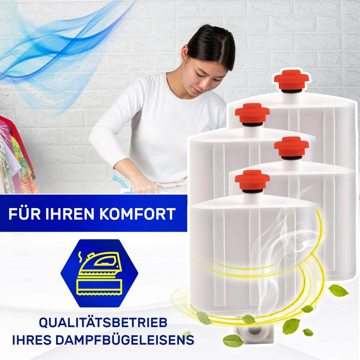 MONTERAL XD9070E0 für Rowenta Liberty Powersteam Antikalk-Kartusche, Set 4, geeignet für Hitze, für