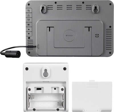 Bresser Funk-Wetterstation MeteoTemp TBH mit Temperatur- und Luftfeuchtigkeitsanzeige, Luftdruckhist