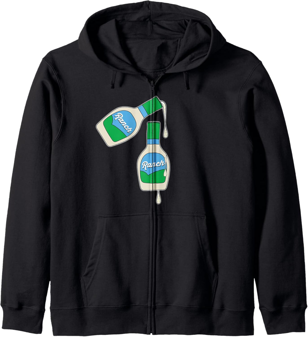I Like Ranch on My Ranch – lustiges Salatdressing. Kapuzenjacke