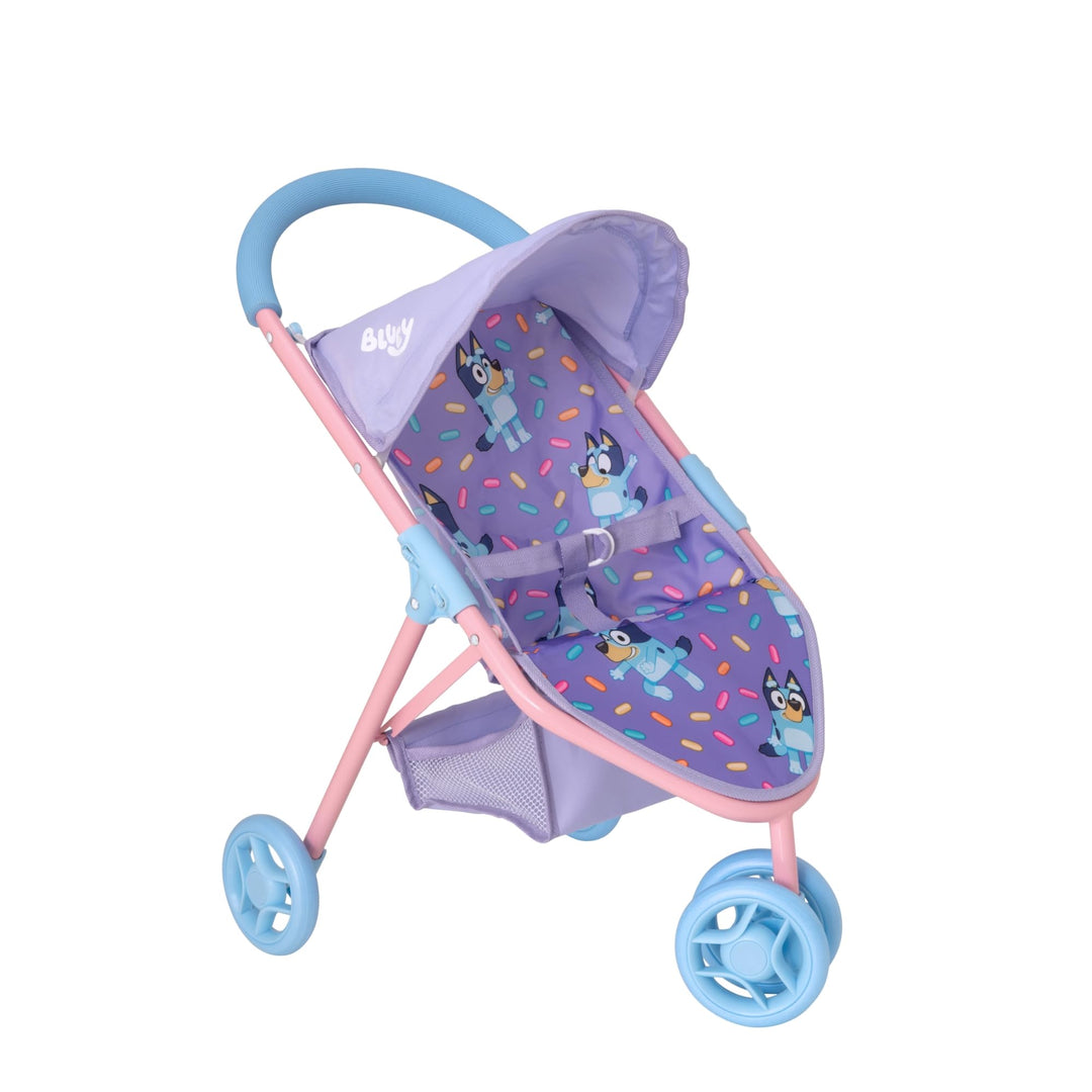Bluey Jogger Puppen Kinderwagen | Spielzeugpuppen Buggy | Baby Doll Kinderwagen | Kinder Puppe Kinde