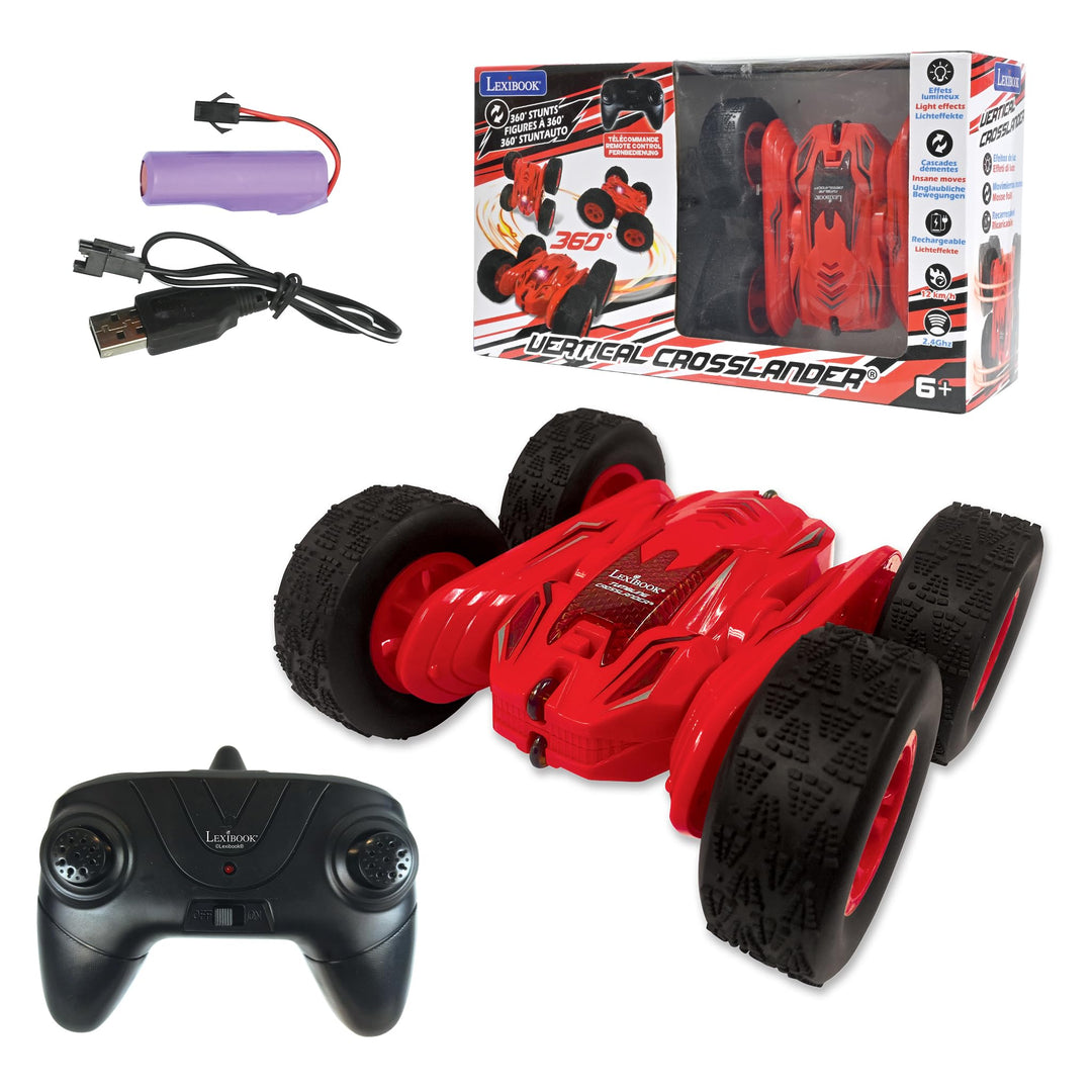 Lexibook, Vertical Crosslander, ferngesteuertes Offroad-Auto, bis zu 12km/h, Lichteffekte, mehrere P