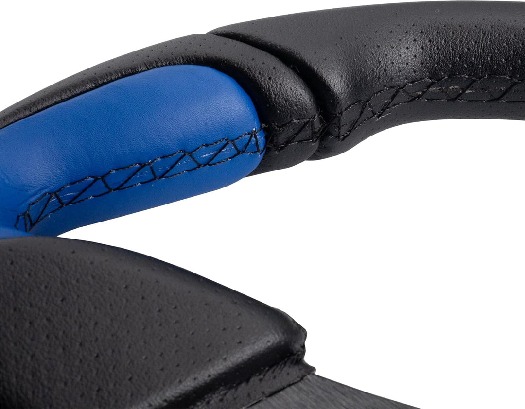 Simoni Racing X2330PUN/PA X2 Blue Universal Steering Wheel, Schwarz und Blau