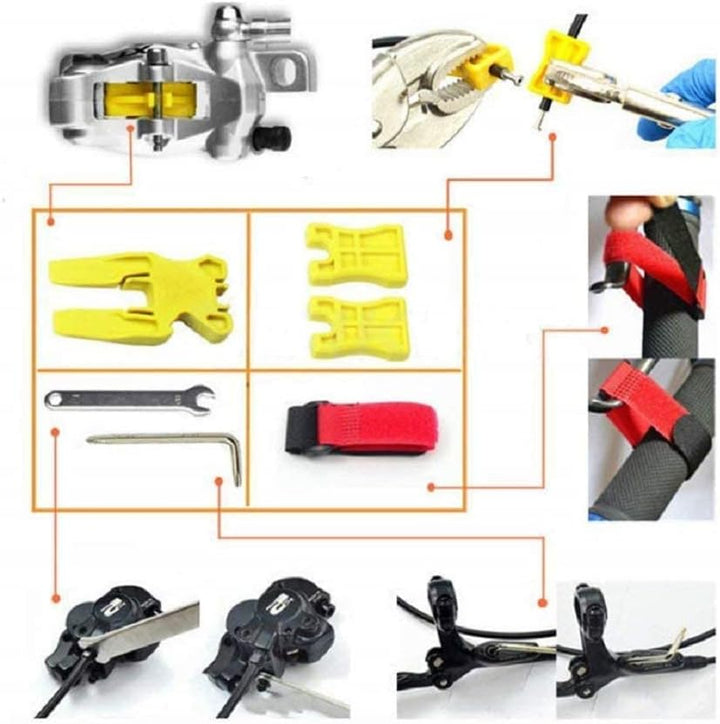 CYCEARTH Fahrrad Bremse DOT Öl Bleed Kit für Avid Sram Code 5 Code R Juicy Ultimate Elixir Formula H