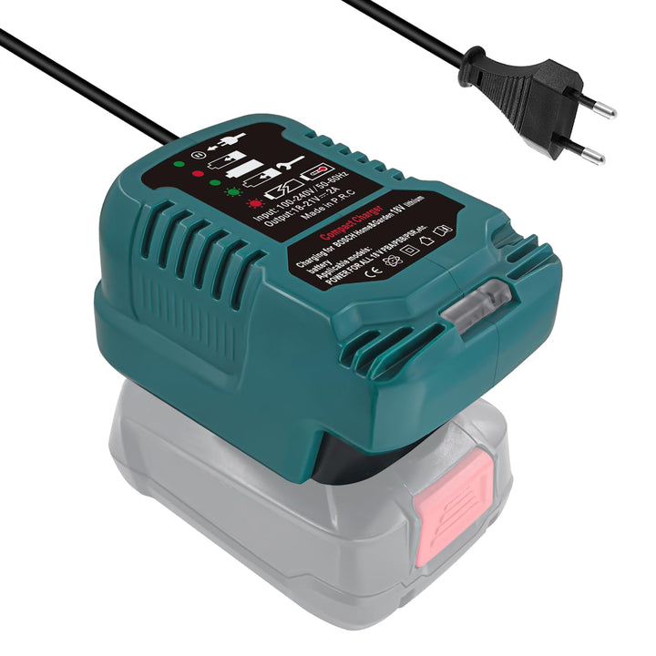 Ersatz Ladegerät für Bosch 18V PBA Haus und Garden System Akku, 1/3 Grösse für Bosch Ladegerät AL182