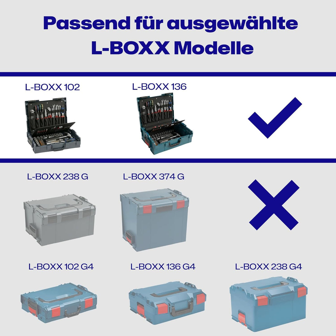 L-BOXX Sortimo Werkzeugkarte und Antirutschmatte inkl. L-BOXX Halter WK2, WK2