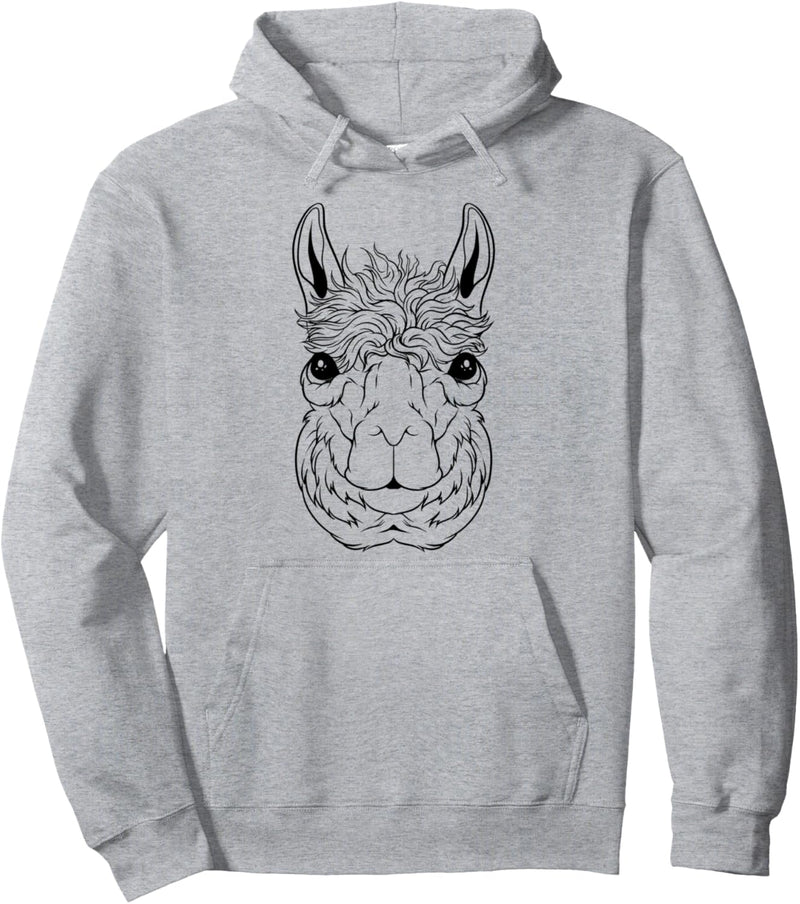Alpaca Kopf - Alpaka Pullover Hoodie