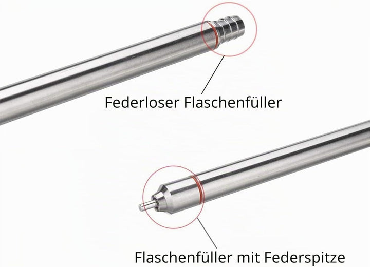 Flaschenfüller, Bier Flaschenfüller, 35,2 cm Edelstahl Federbeladener Bierflaschenfüller,Canning Typ