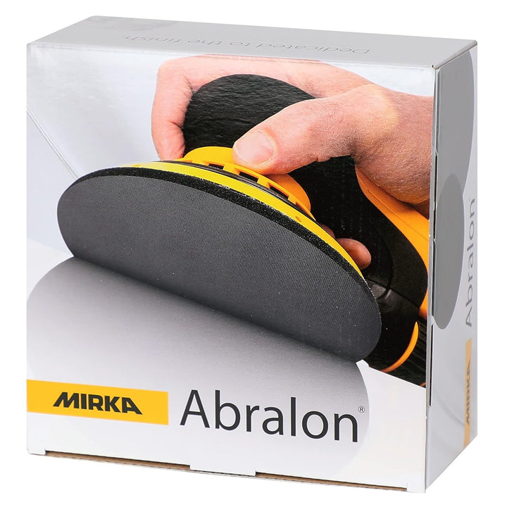 Mirka Abralon Schleifscheibe Polierscheibe Ø 150mm Klett 1000 Körnung, 20/Pack, zum Schleifen und Po