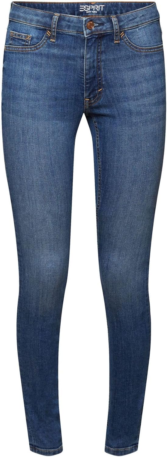 ESPRIT Damen Jeans 24W / 32L 902/Blue Medium Wash, 24W / 32L 902/Blue Medium Wash