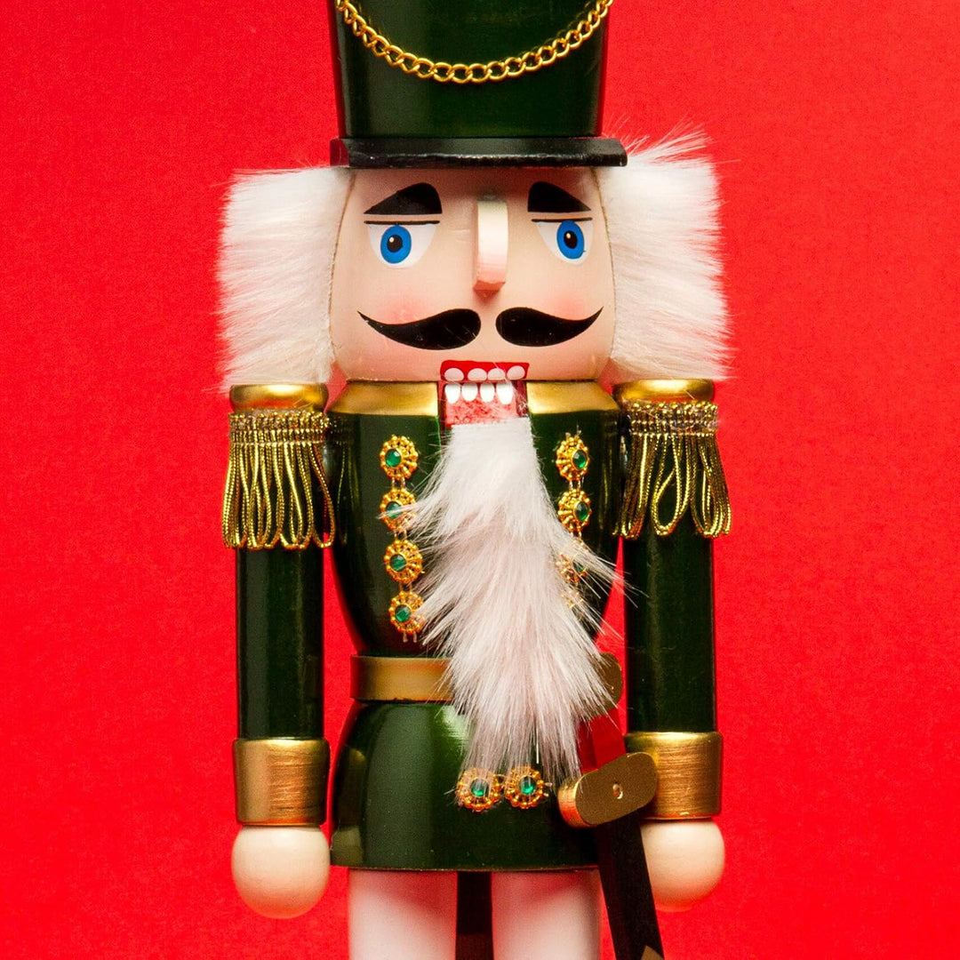 SIKORA NK-I Deko Nussknacker Figur aus Holz Verschiedene Motive 3 Grössen, Grösse:Höhe ca. 38 cm, Fa