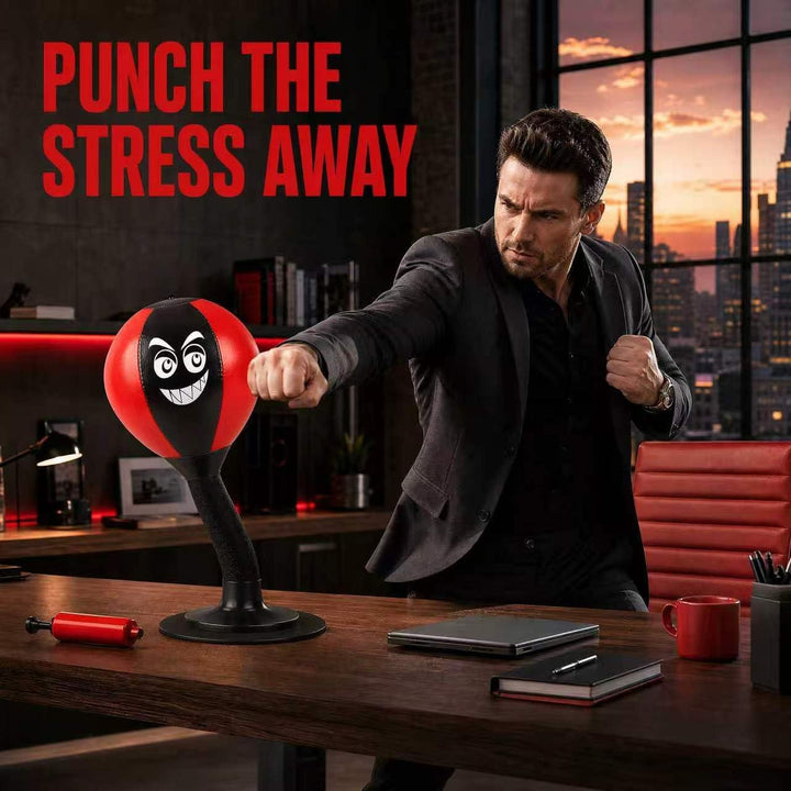 Punchingball Tisch, Freistehender Desktop-Boxsack Mit Saugnapf, Rage Bag Desktop Punching Bag Mini B