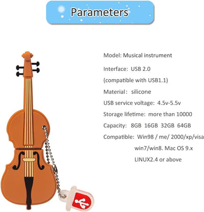 32GB*5 USB-Stick USB-Flash-Laufwerk, Memory Stick Cartoon Speicherstick Flash-Speicher-Stick, Pen Dr
