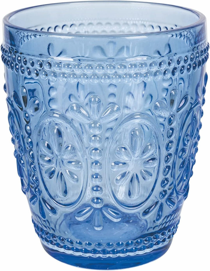 Villa d’Este Home Tivoli 4er Set Wassergläser aus Glas 300 ml Imperial Ocean