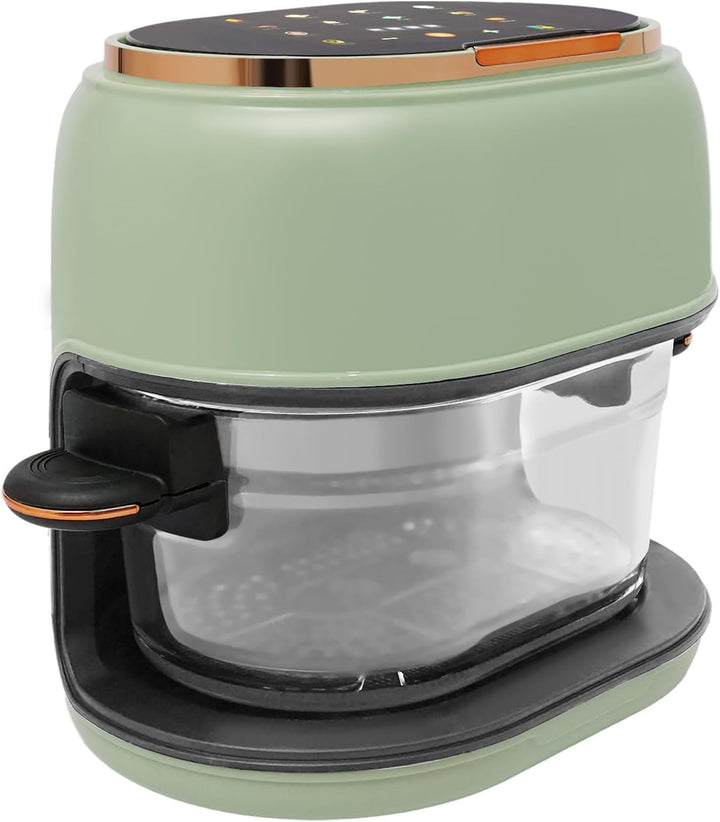 Heissluftfritteuse Mit Sichtfenster Und Touchscreen, 1350W, 4L Kapazität, Temperatur 80-190°C, Aus G