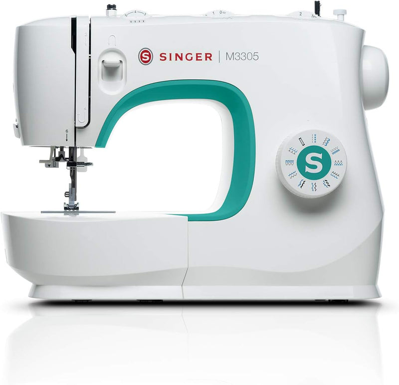 Singer M3305 Nähmaschine, white,green