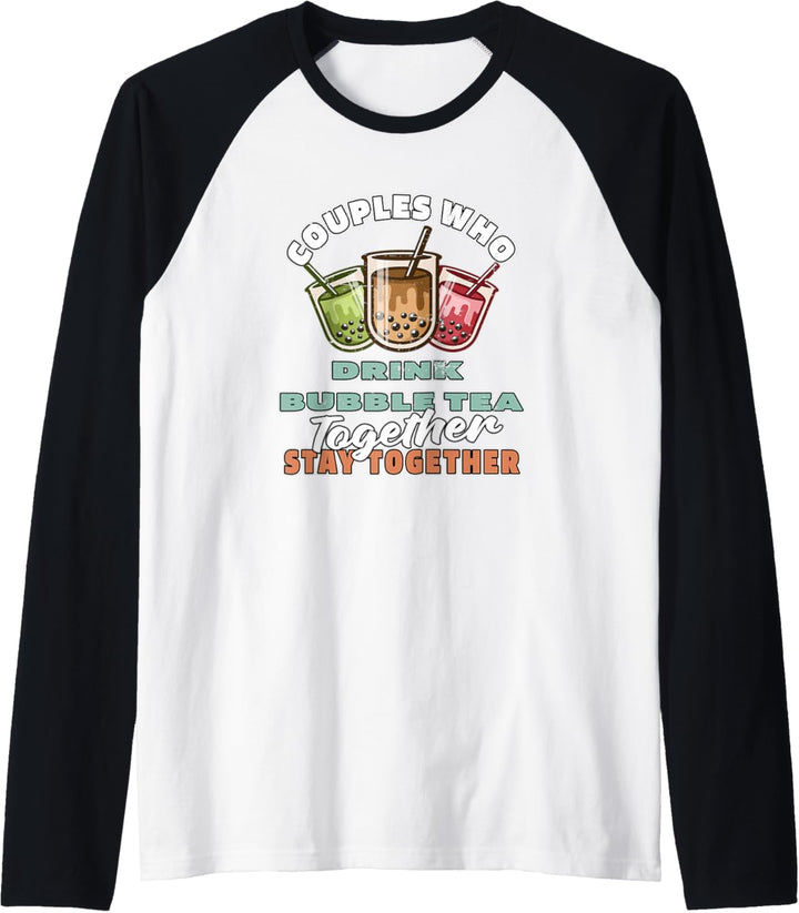 Boba Paar Pearl Milk - Bubble Tea Raglan
