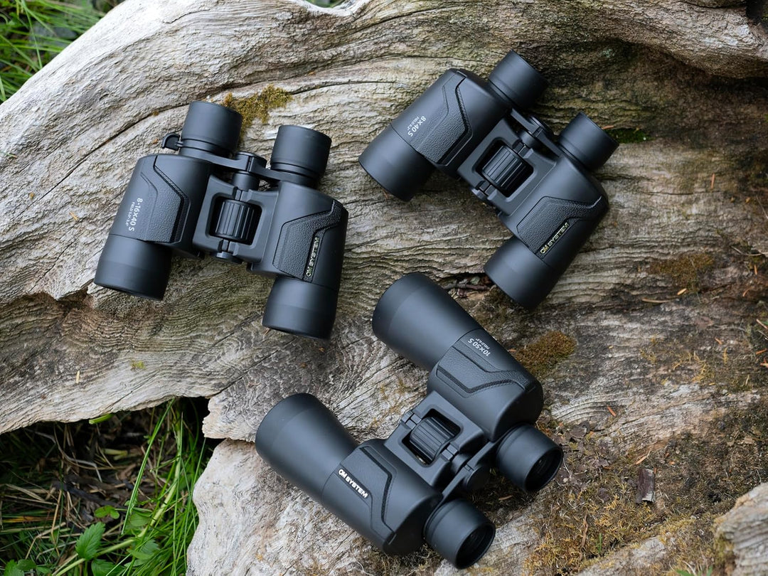 OM SYSTEM Fernglas 10x50 S mit Trageriemen, Tasche und 15 Jahre Herstellergarantie. Klare Bilder, na