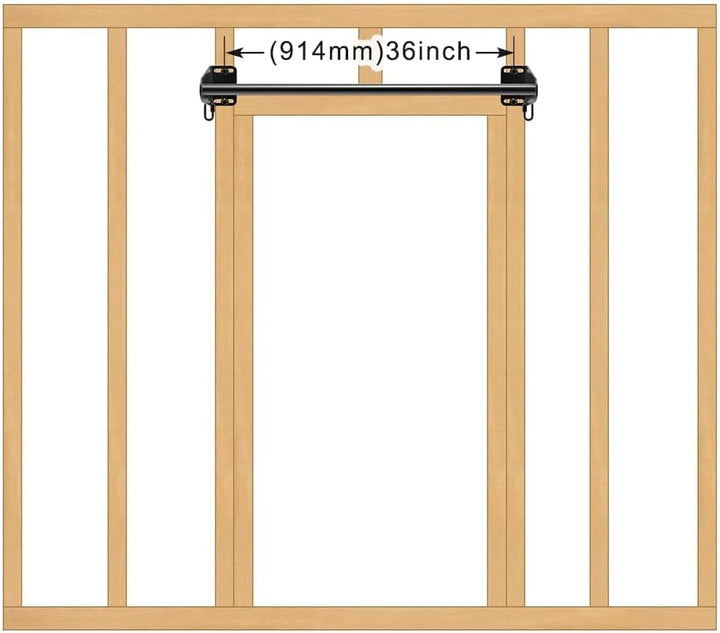 SELEWARE Wandmontierte Klimmzugstange, Pull Up Bar, klimmzugstange türrahmen,Multifunktionale Home G