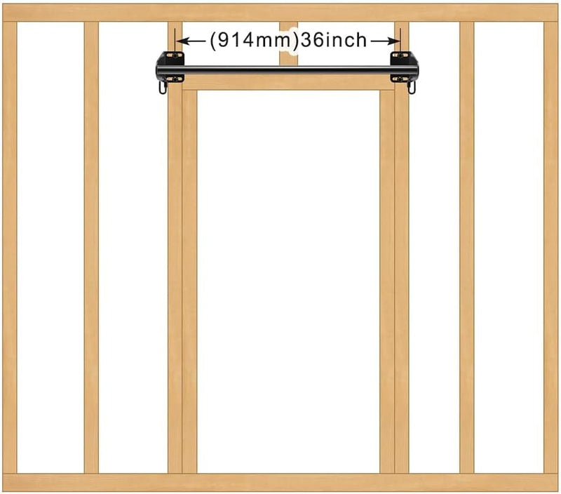 SELEWARE Wandmontierte Klimmzugstange, Pull Up Bar, klimmzugstange türrahmen,Multifunktionale Home G