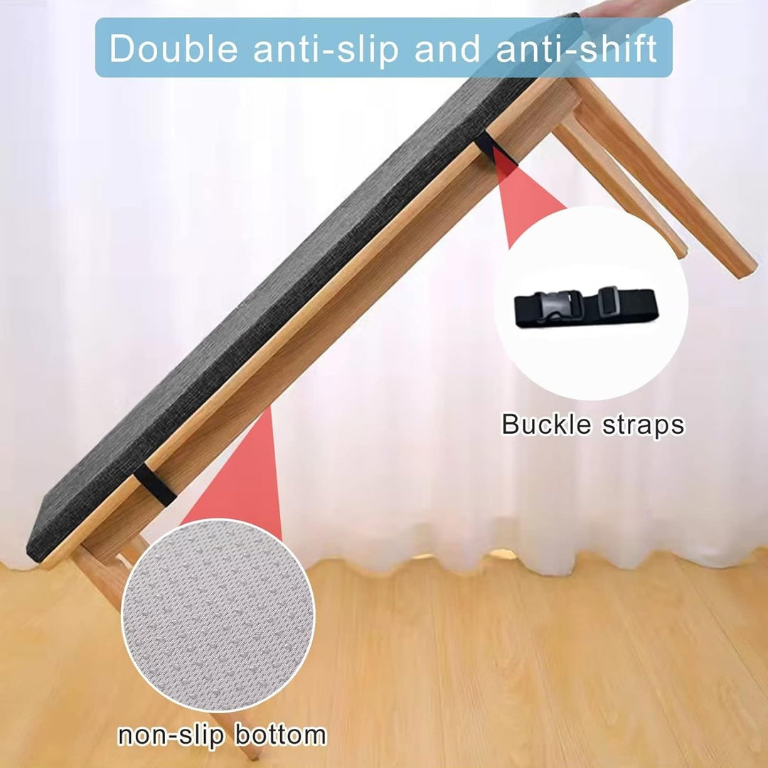 Aselbia Bankauflage Bankkissen Stuhlkissen 160 X 40 X 5CM ，Waschbar Abnehmbarem Gartenbankauflage Ba